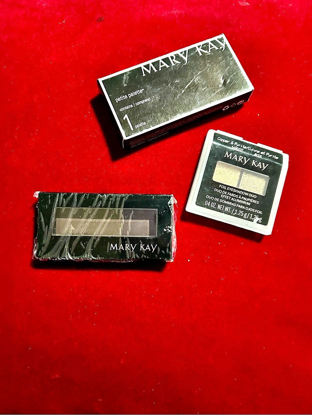 Mary Kay Silky Earth Eyeshadow Duo in Gold & Brown NWT